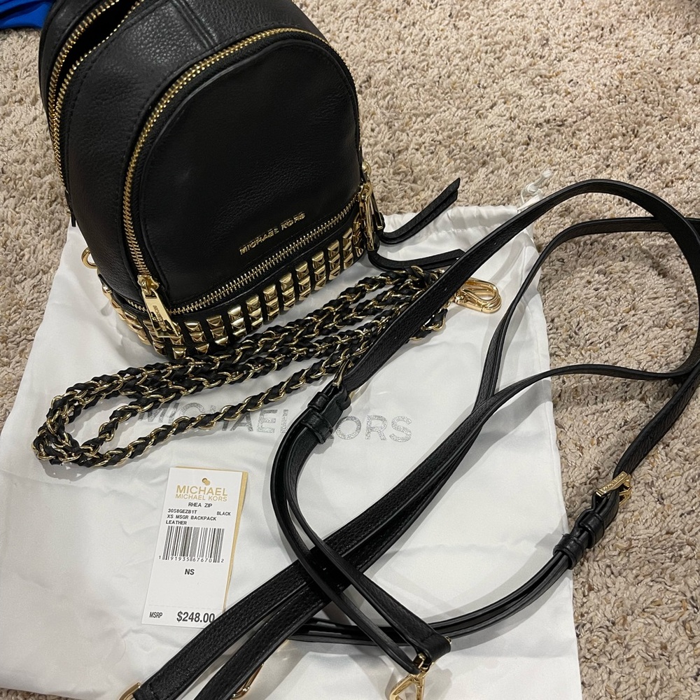 Michael Kors Mini Studded Bookbag